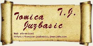Tomica Juzbašić vizit kartica